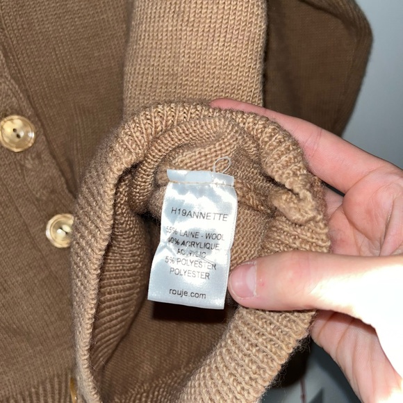 NWT Rouje Anette Sweater in Camel Size 34 US 2 - Picture 9 of 12